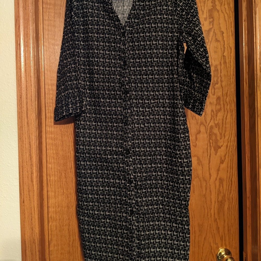 Button up dress with tie from Christopher and banks